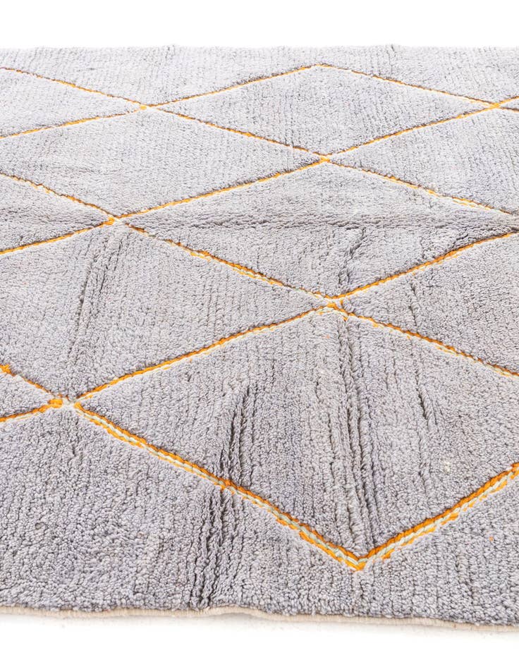 Detail image of 7' 4 x 9' 2  Hand Knotted Moroccan Wool Rug