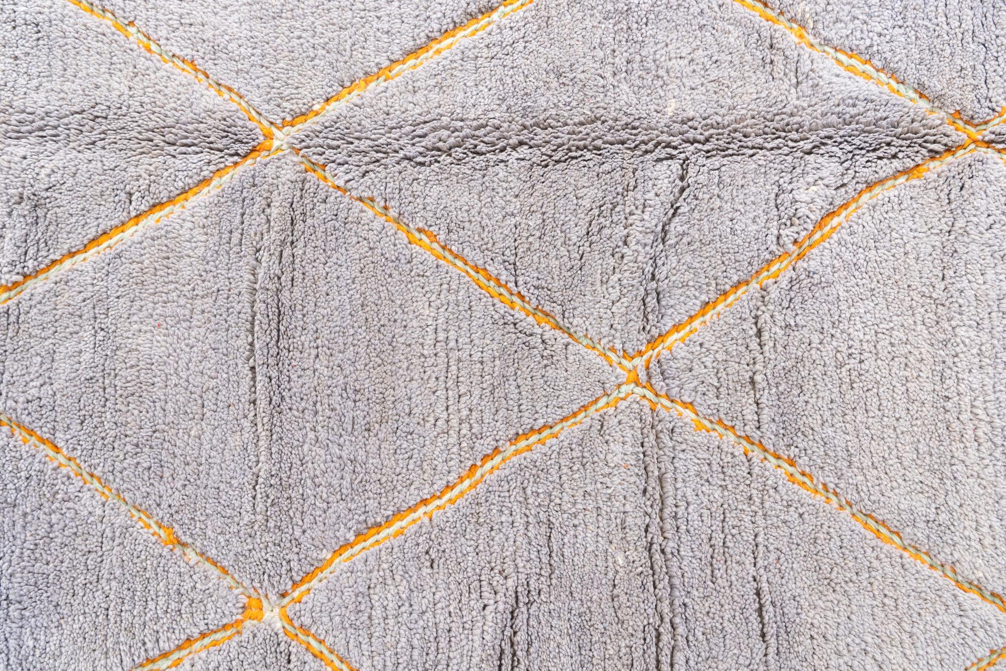 7' 4 x 9' 2 Hand Knotted Moroccan Wool Rug