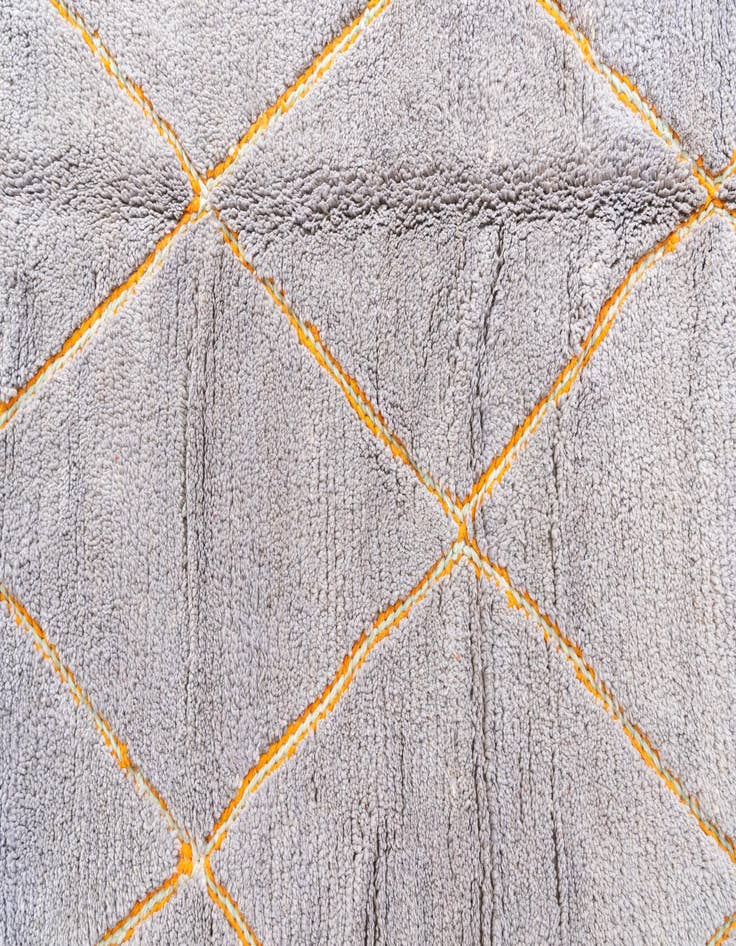 Detail image of 7' 4 x 9' 2  Hand Knotted Moroccan Wool Rug