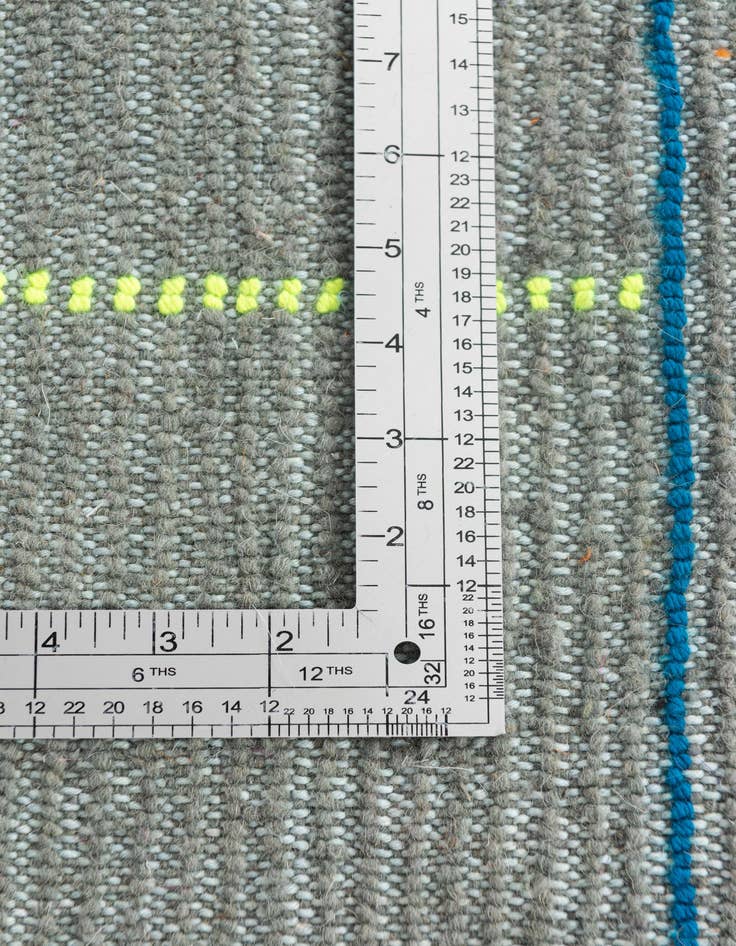 Detail image of 6' 9 x 9' 6  Hand Knotted Moroccan Wool Rug