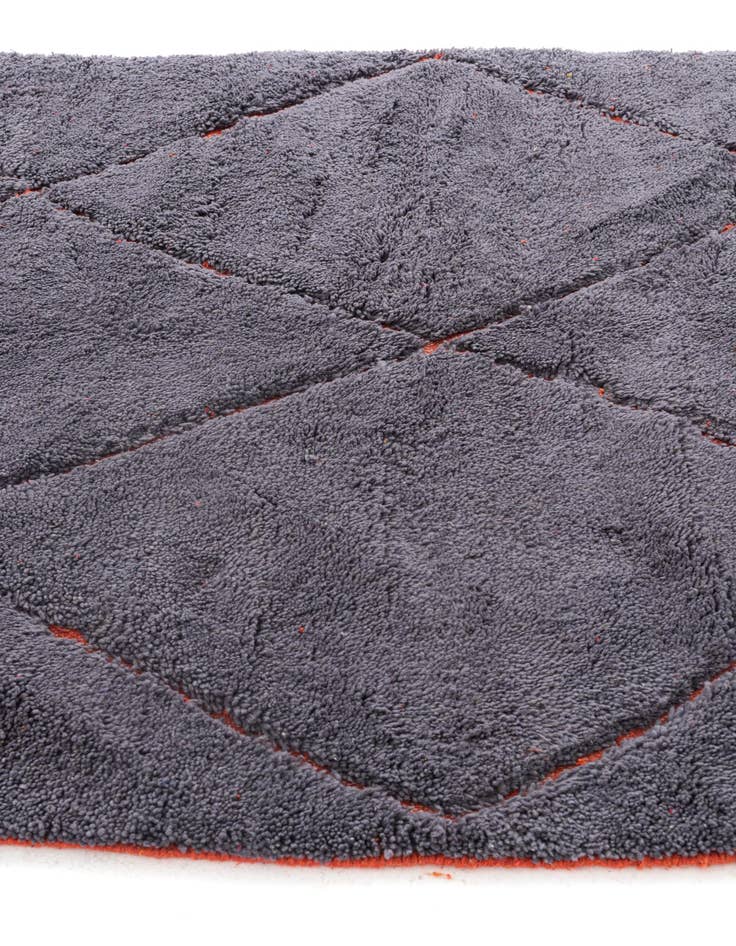 Detail image of 5' 4 x 8' 3  Hand Knotted Moroccan Wool Rug