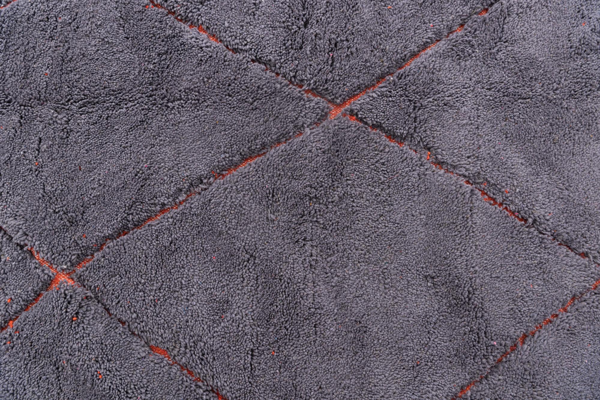 5' 4 x 8' 3 Hand Knotted Moroccan Wool Rug