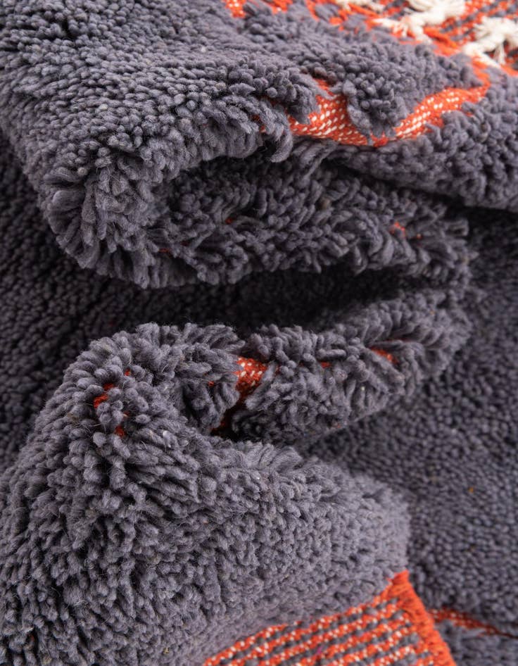 Detail image of 5' 4 x 8' 3  Hand Knotted Moroccan Wool Rug