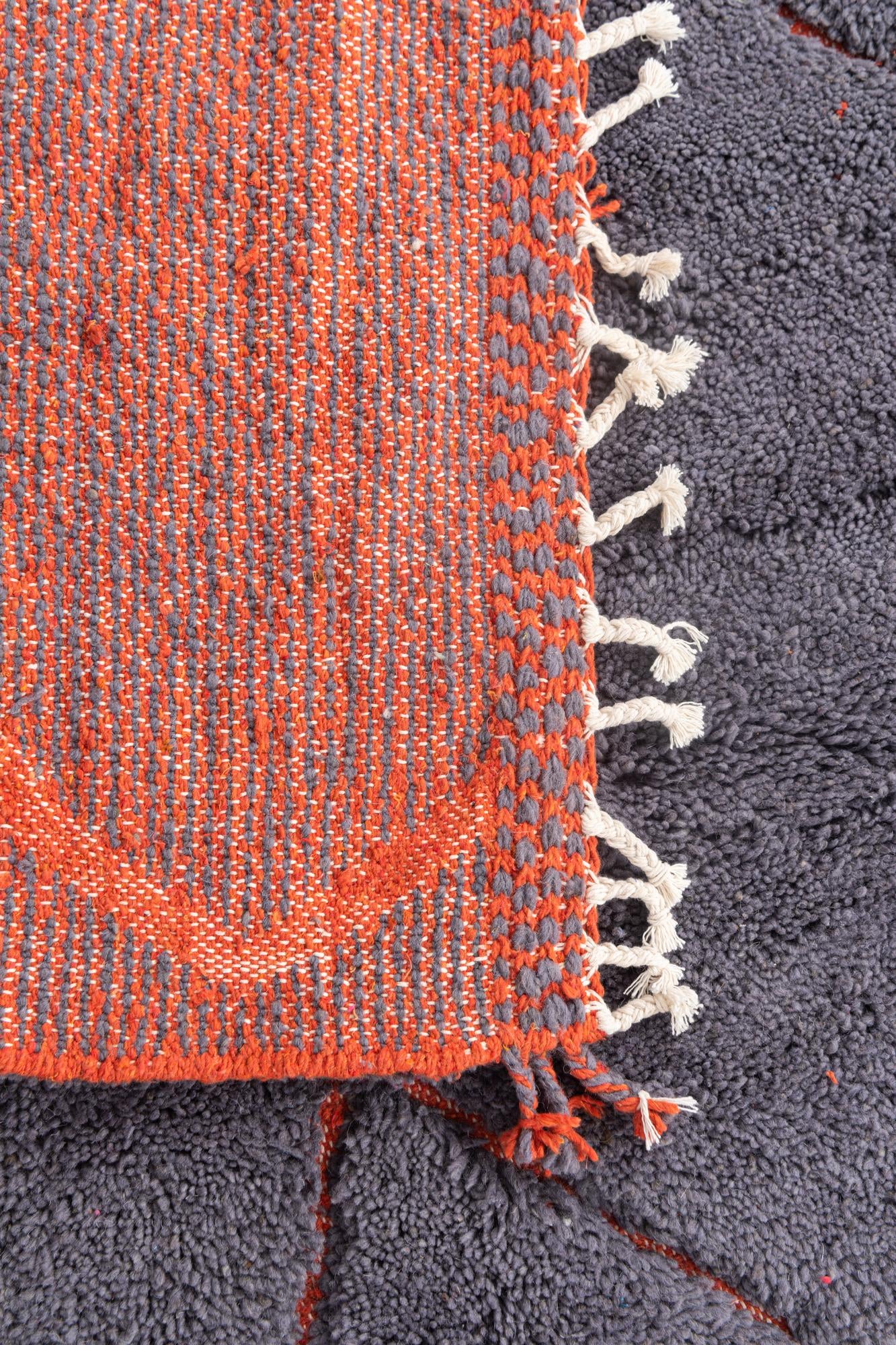 5' 4 x 8' 3 Hand Knotted Moroccan Wool Rug