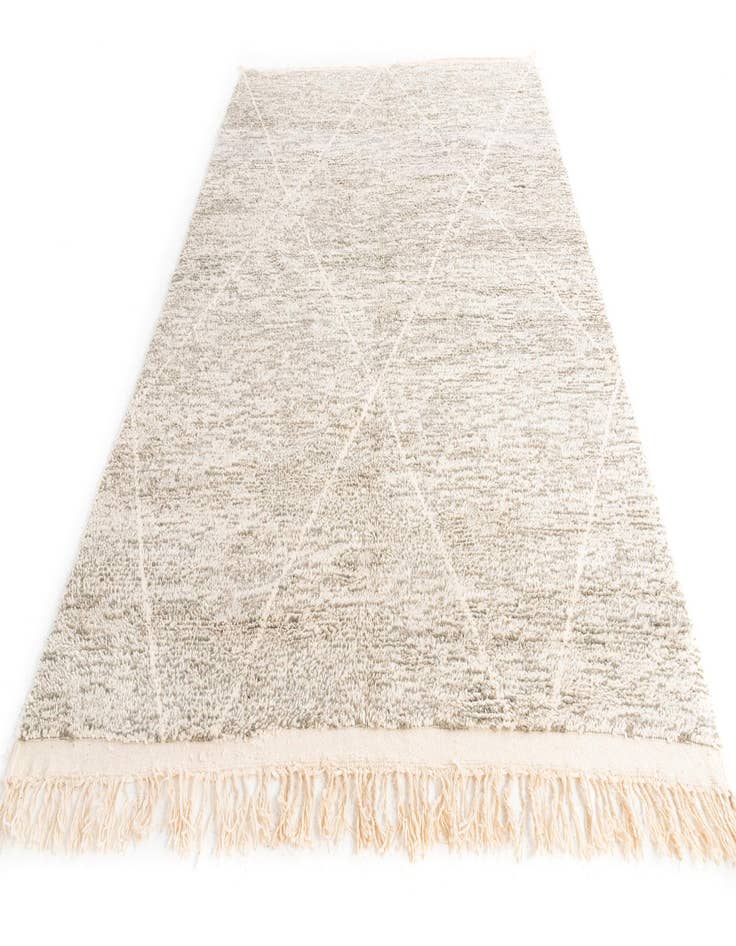 Detail image of 6' 9 x 9' 8  Hand Knotted Moroccan Wool Rug