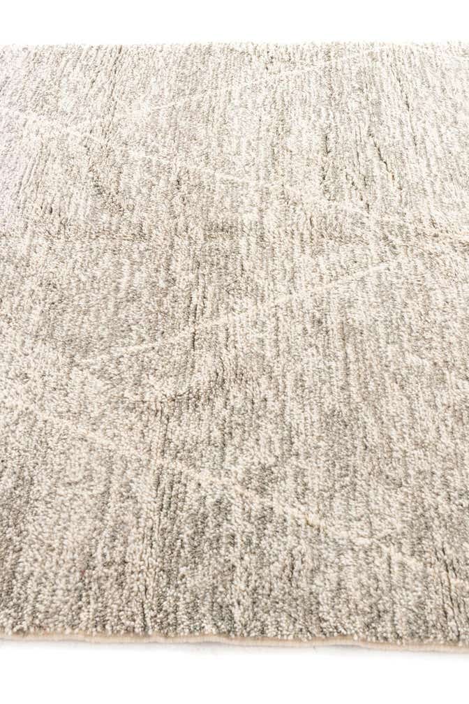 6' 9 x 9' 8 Hand Knotted Moroccan Wool Rug
