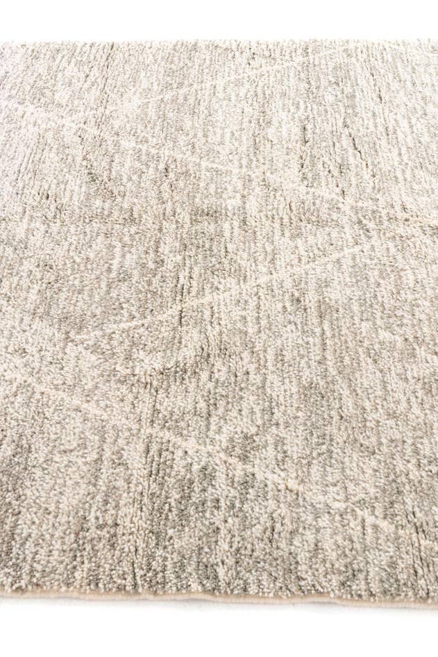 Detail image of 6' 9 x 9' 8 Hand Knotted Moroccan Wool Rug