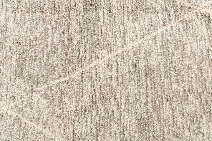 6' 9 x 9' 8 Hand Knotted Moroccan Wool Rug