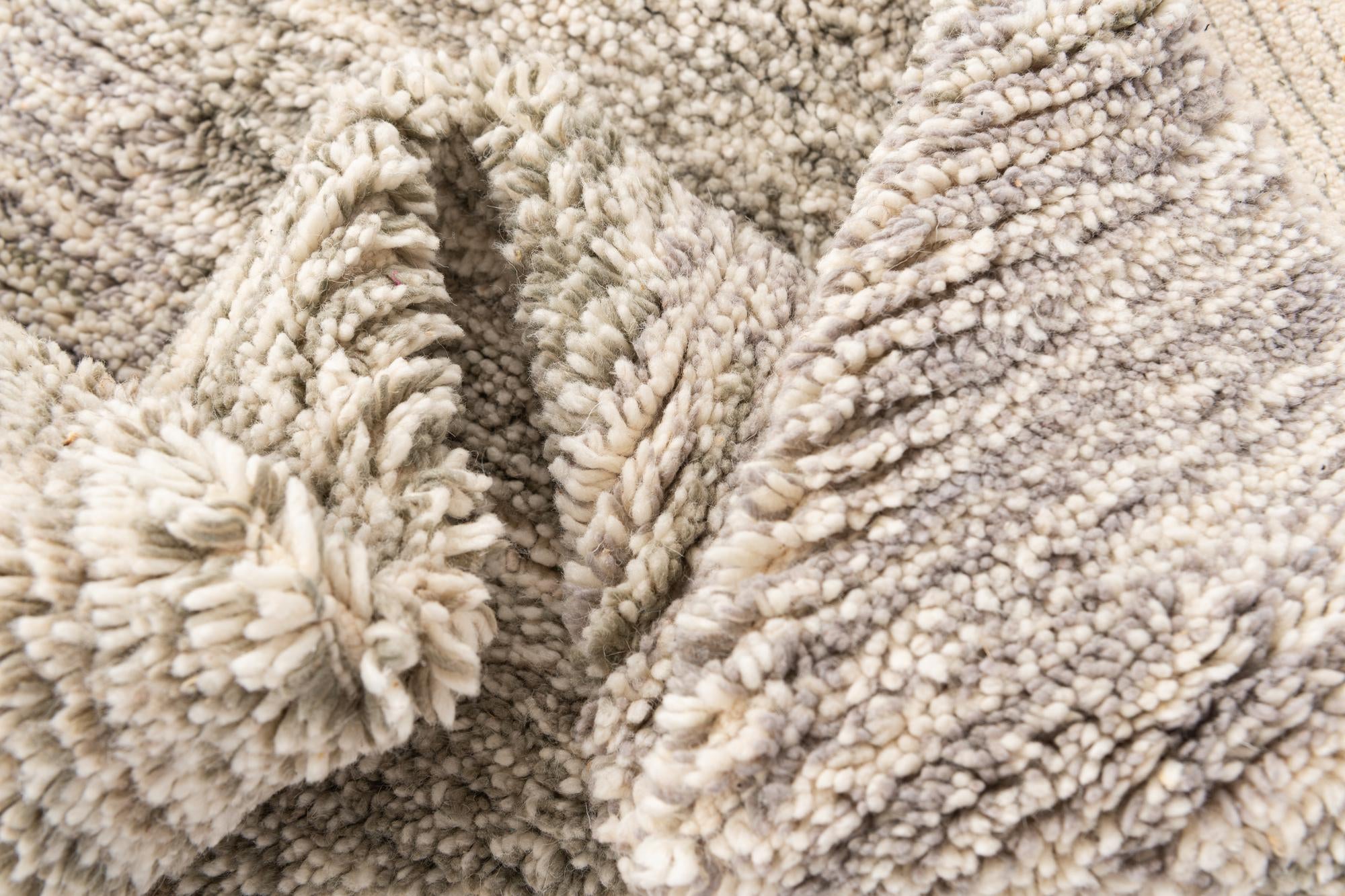 6' 9 x 9' 8 Hand Knotted Moroccan Wool Rug