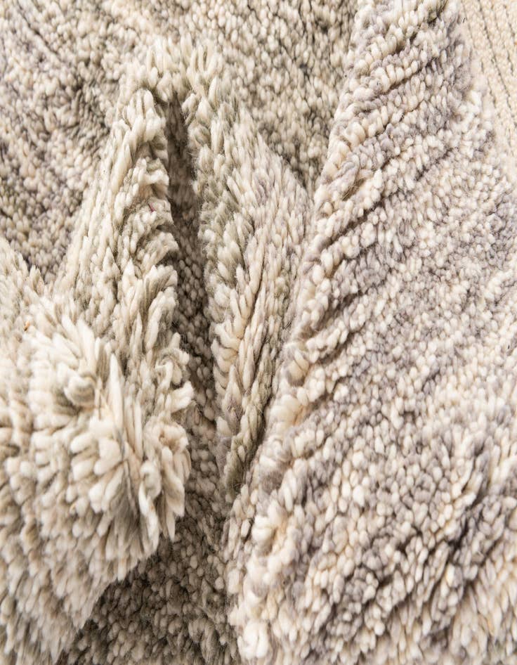 Detail image of 6' 9 x 9' 8  Hand Knotted Moroccan Wool Rug