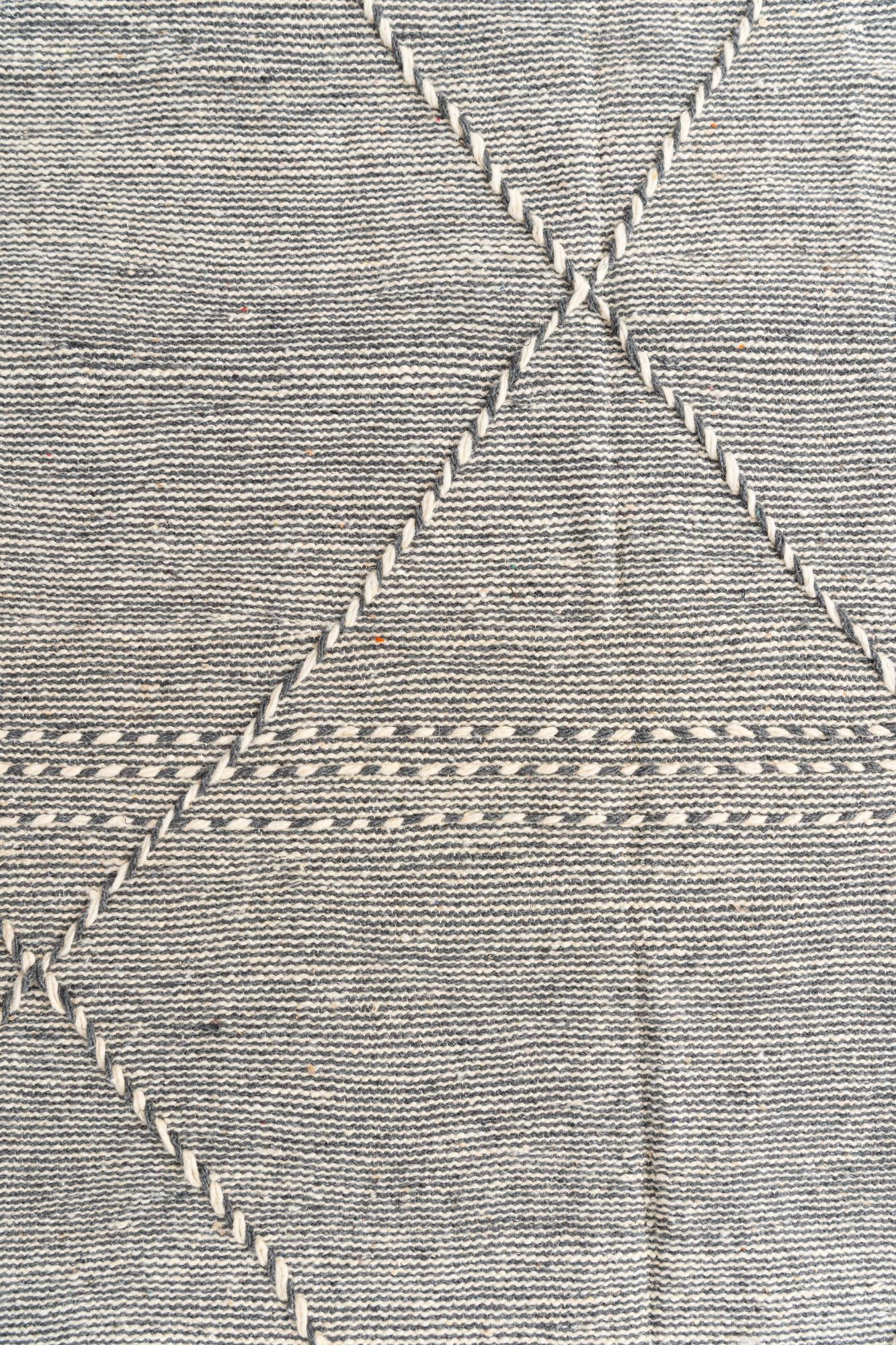 6' 6 x 11' 2 Hand Knotted Moroccan Wool Rug