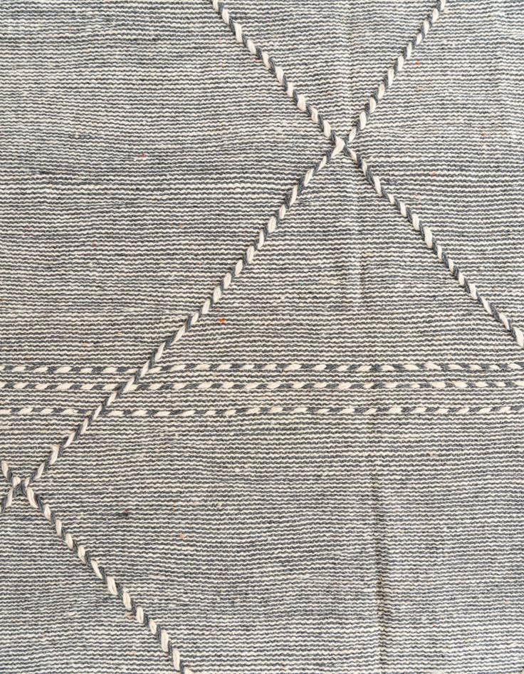 Detail image of 6' 6 x 11' 2  Hand Knotted Moroccan Wool Rug