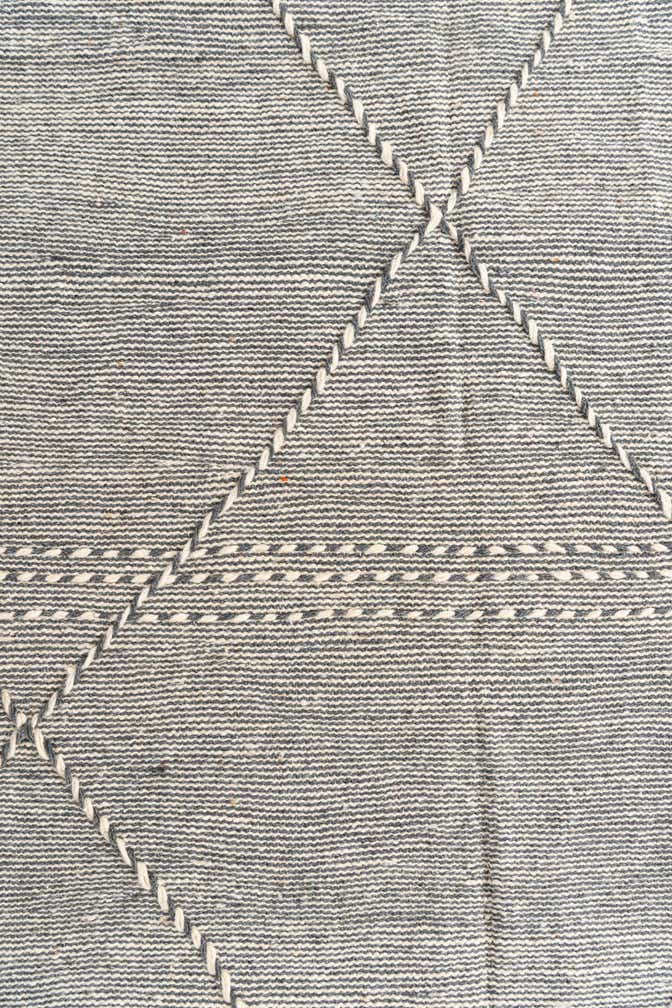 6' 6 x 11' 2 Hand Knotted Moroccan Wool Rug