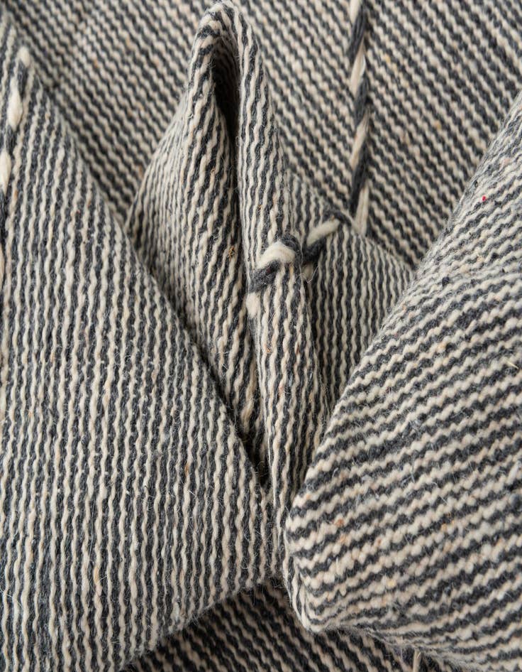 Detail image of 6' 6 x 11' 2  Hand Knotted Moroccan Wool Rug