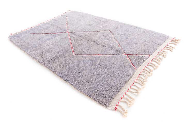 190cm x 250cm Handgeknüpft Marokkanisch Wolle Teppich