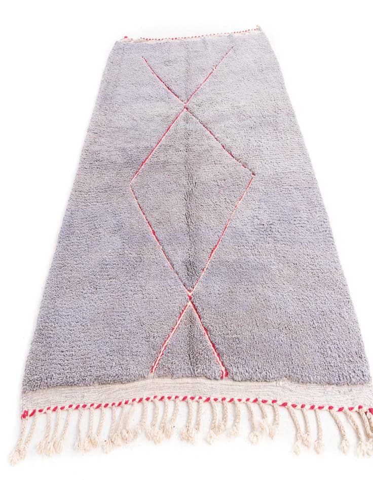 Detail image of 6' 2 x 8' 3  Hand Knotted Moroccan Wool Rug