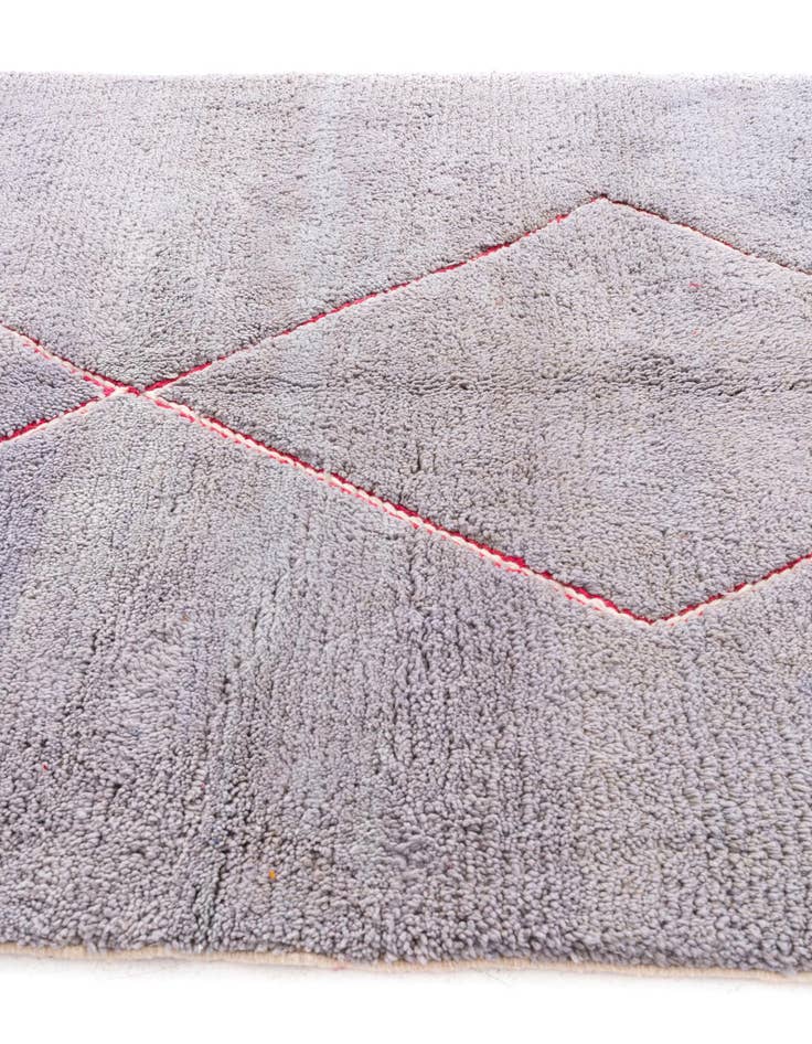 Detail image of 6' 2 x 8' 3  Hand Knotted Moroccan Wool Rug