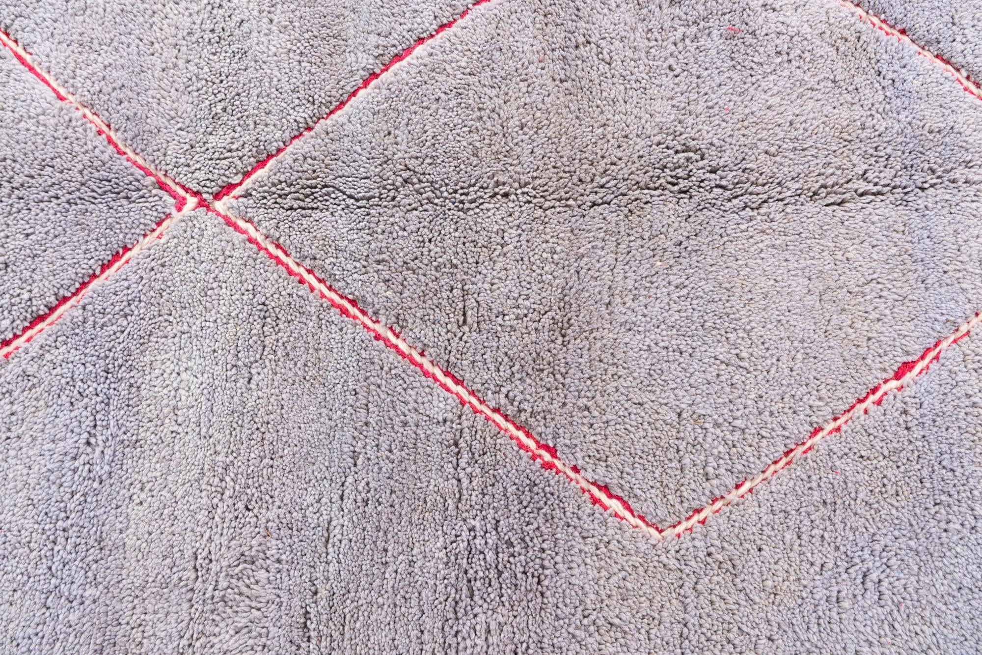 6' 2 x 8' 3 Hand Knotted Moroccan Wool Rug