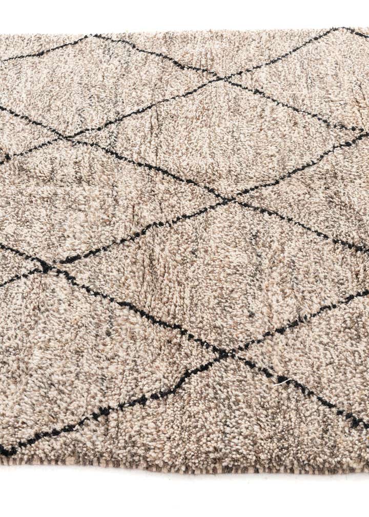 5' 5 x 8' 4 Hand Knotted Moroccan Wool Rug