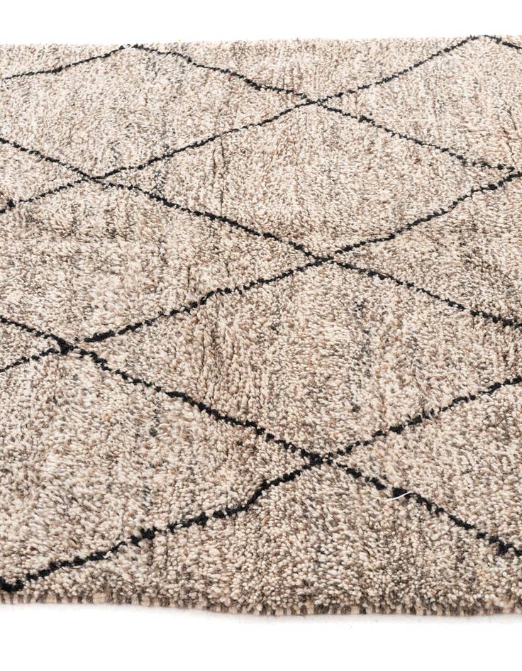 Detail image of 5' 5 x 8' 4  Hand Knotted Moroccan Wool Rug