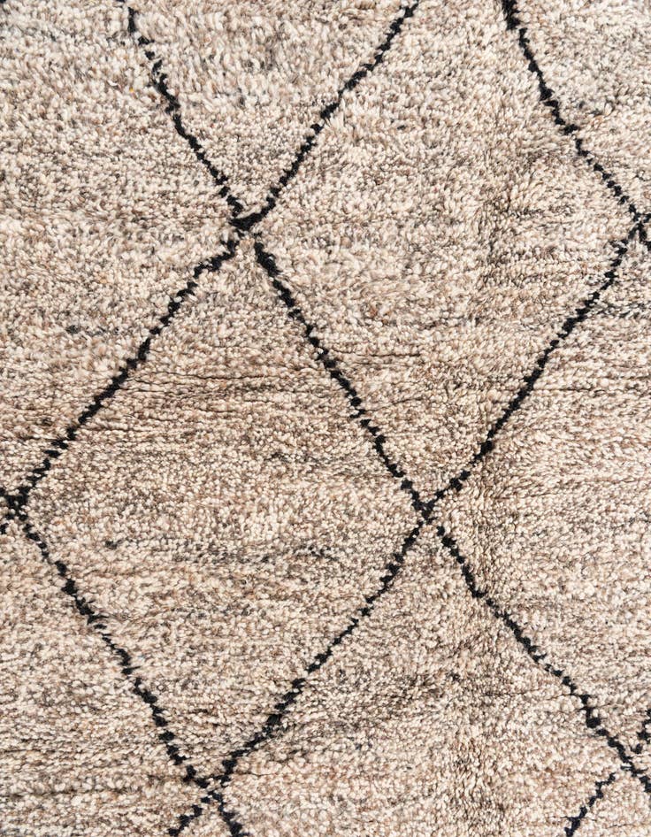 Detail image of 5' 5 x 8' 4  Hand Knotted Moroccan Wool Rug
