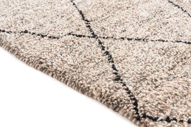 Detail image of 5' 5 x 8' 4 Hand Knotted Moroccan Wool Rug