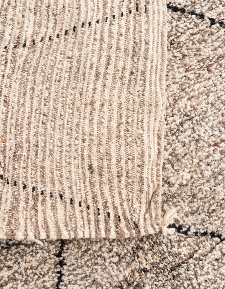 Detail image of 5' 5 x 8' 4  Hand Knotted Moroccan Wool Rug
