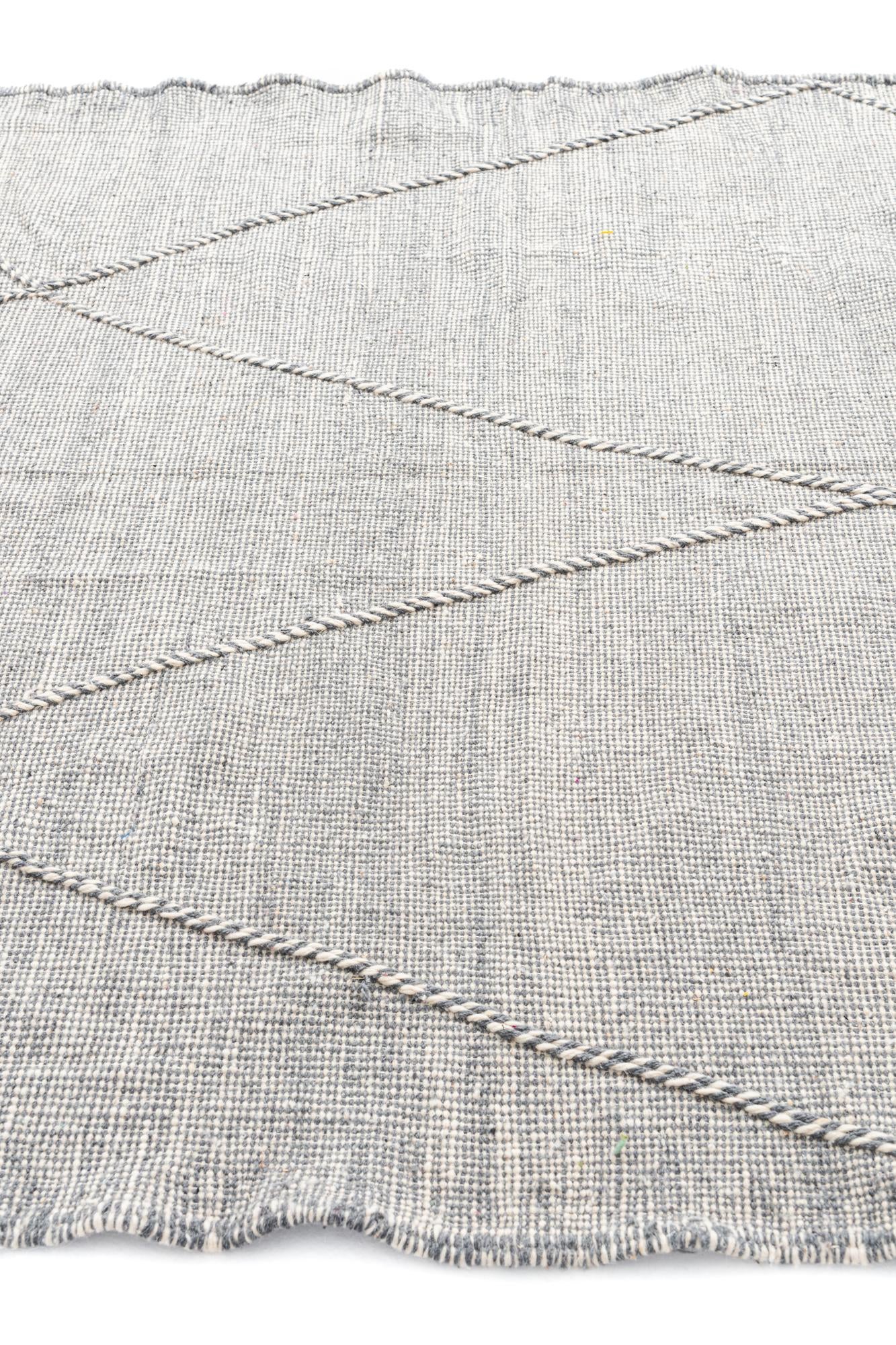 6' 5 x 10' 2 Hand Knotted Moroccan Wool Rug