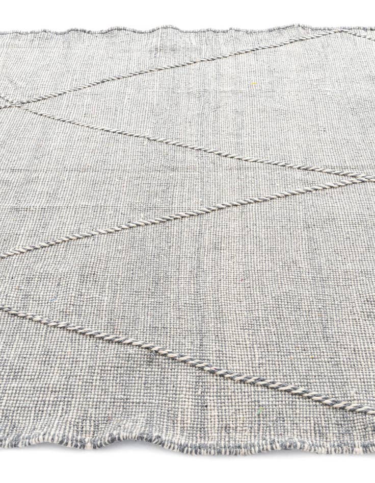 Detail image of 6' 5 x 10' 2  Hand Knotted Moroccan Wool Rug