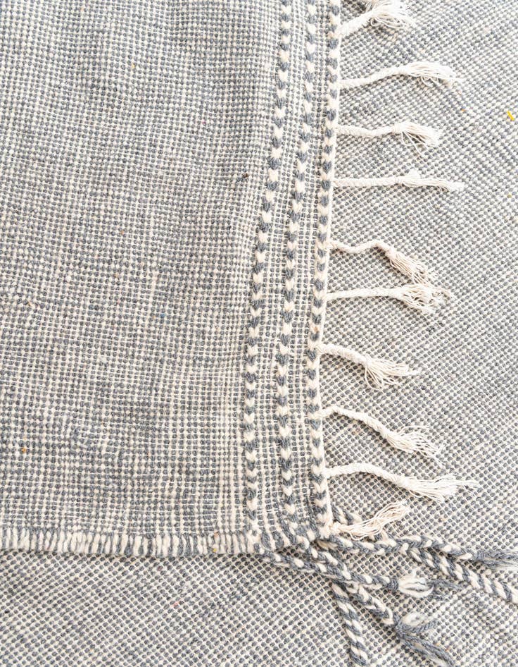 Detail image of 6' 5 x 10' 2  Hand Knotted Moroccan Wool Rug