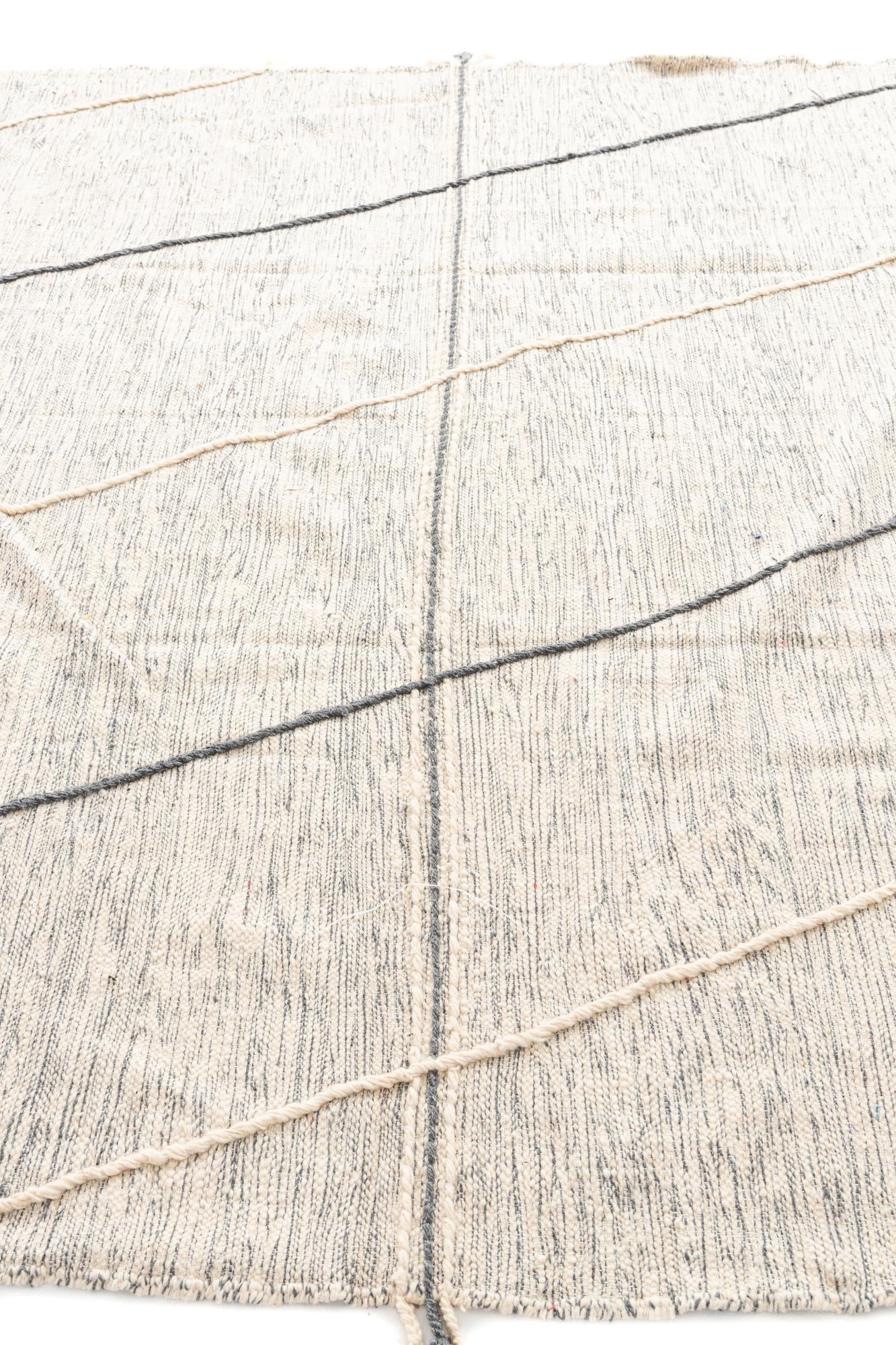 9' 7 x 13' Hand Knotted Moroccan Wool Rug