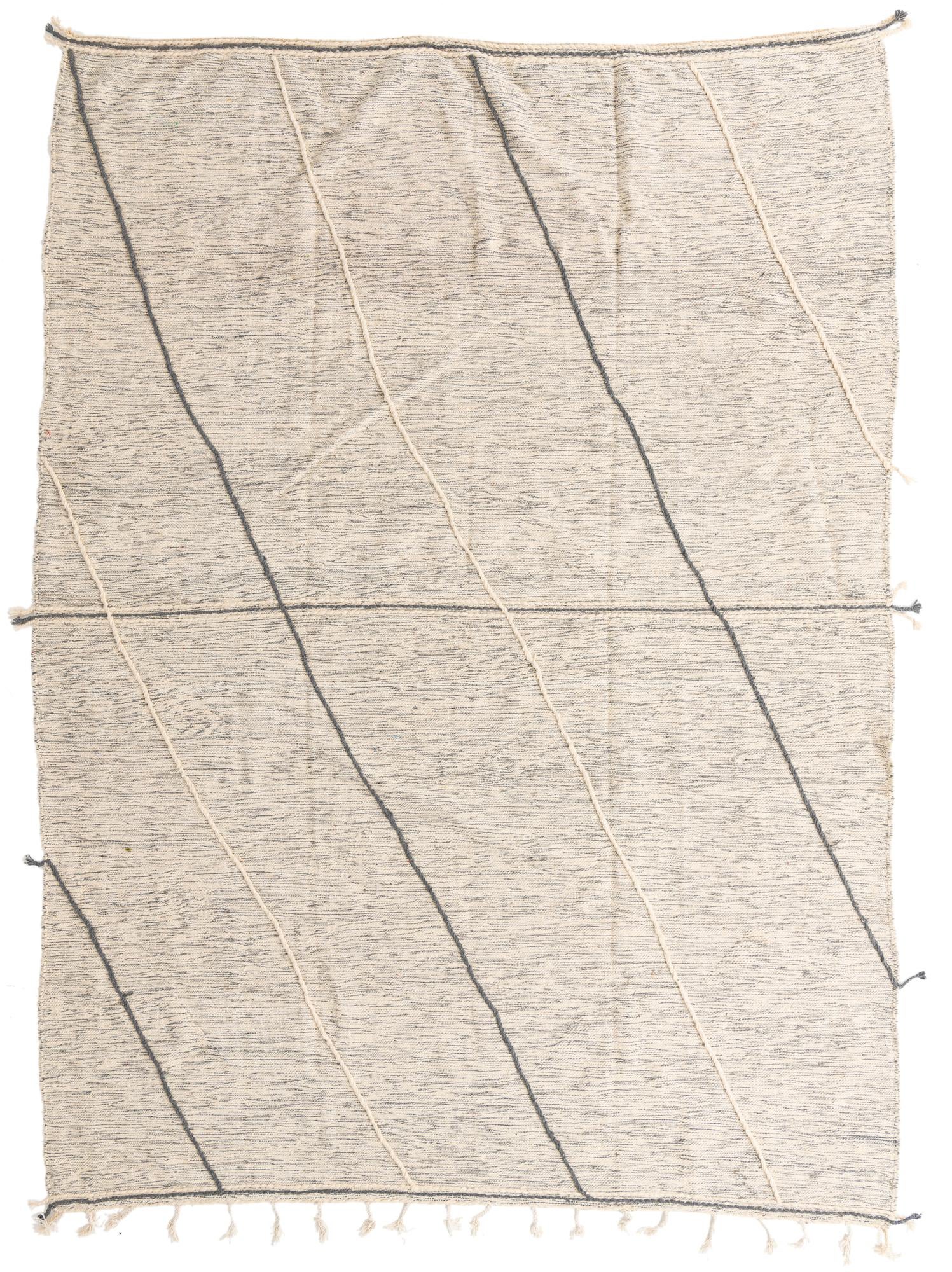 9' 7 x 13' Hand Knotted Moroccan Wool Rug