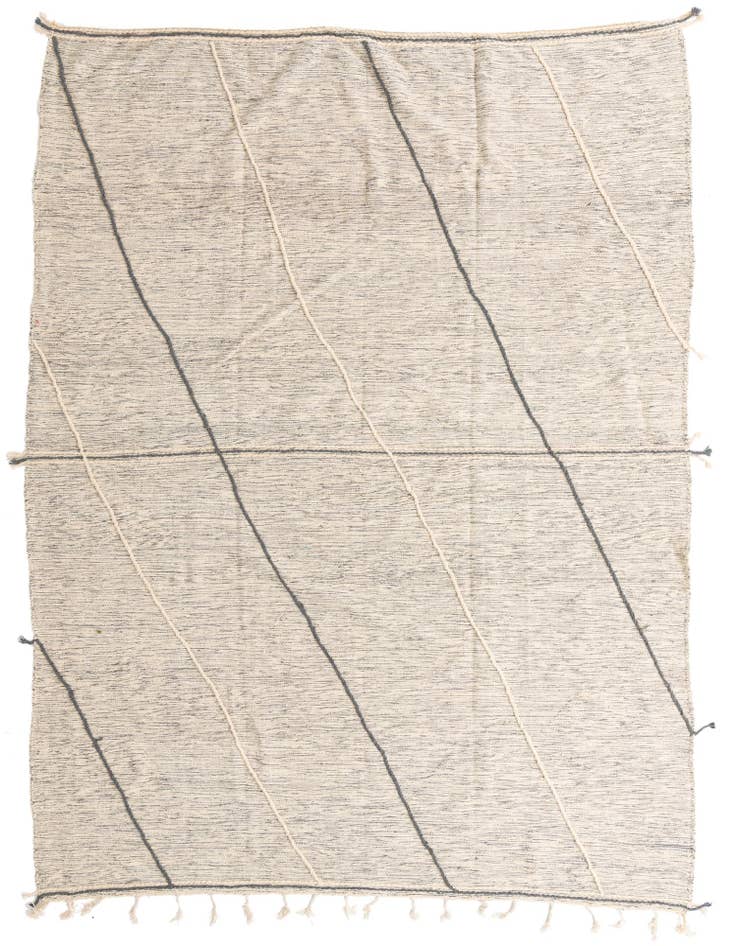 Detail image of 9' 7 x 13' Hand Knotted Moroccan Wool Rug