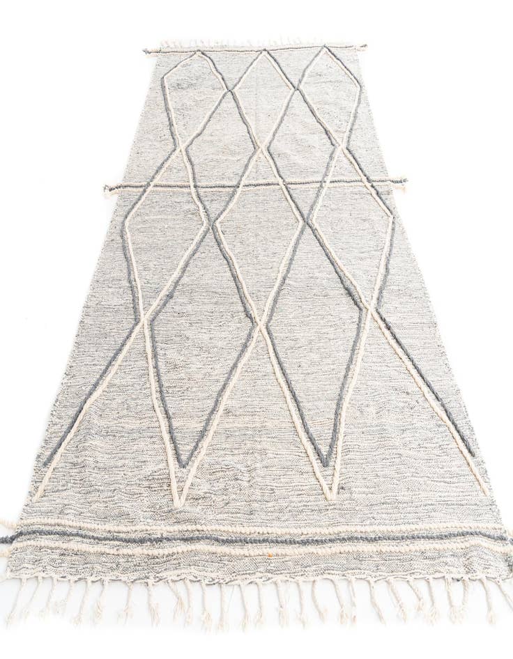 Detail image of 6' x 9' 8  Hand Knotted Moroccan Wool Rug