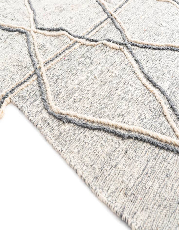 Detail image of 6' x 9' 8  Hand Knotted Moroccan Wool Rug