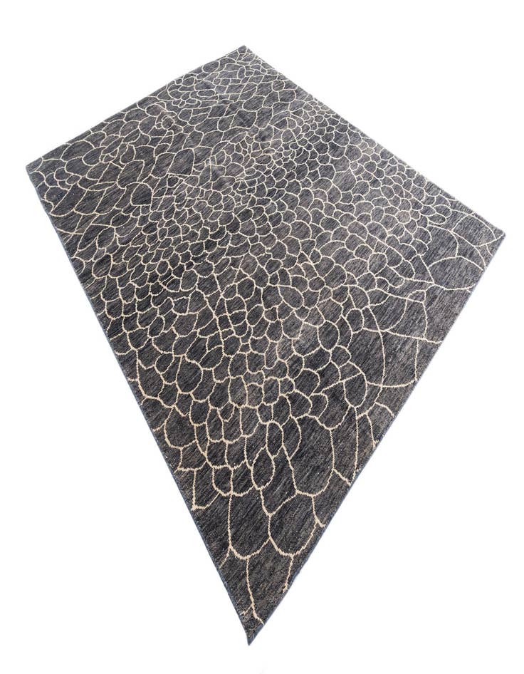 Detail image of 8' x 10'  Hand Knotted Moroccan Wool Rug