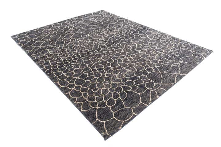 8' x 10' Hand Knotted Moroccan Wool Rug