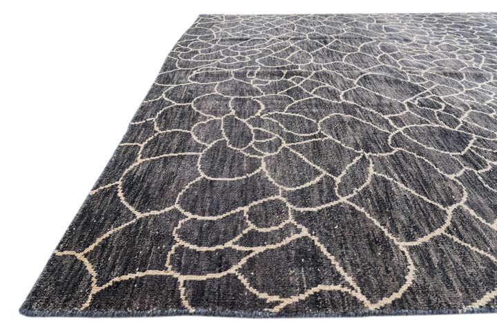 8' x 10' Hand Knotted Moroccan Wool Rug