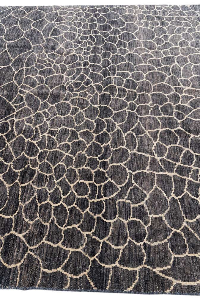 8' x 10' Hand Knotted Moroccan Wool Rug