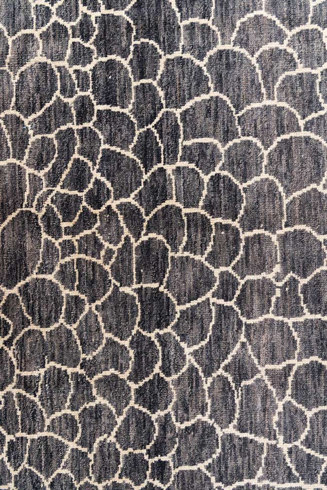 8' x 10' Hand Knotted Moroccan Wool Rug