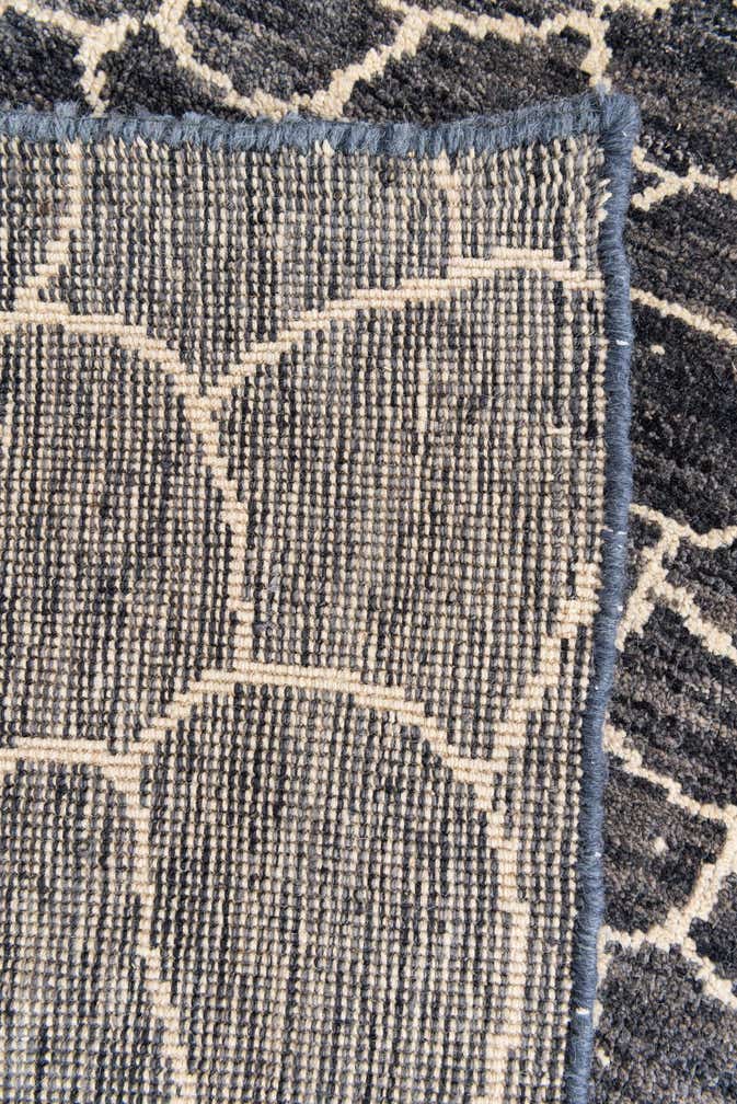 8' x 10' Hand Knotted Moroccan Wool Rug
