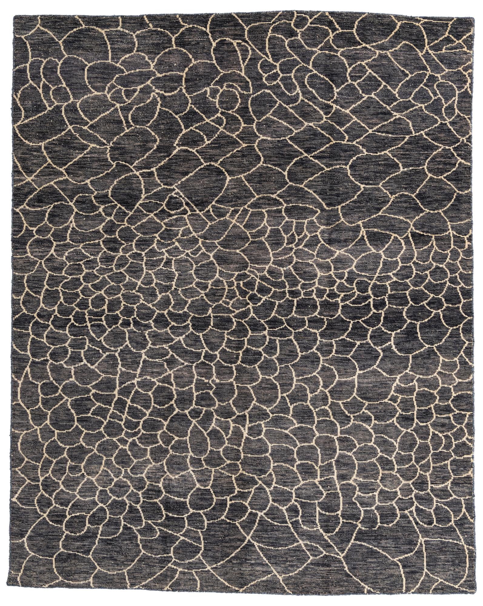 8' x 10' Hand Knotted Moroccan Wool Rug