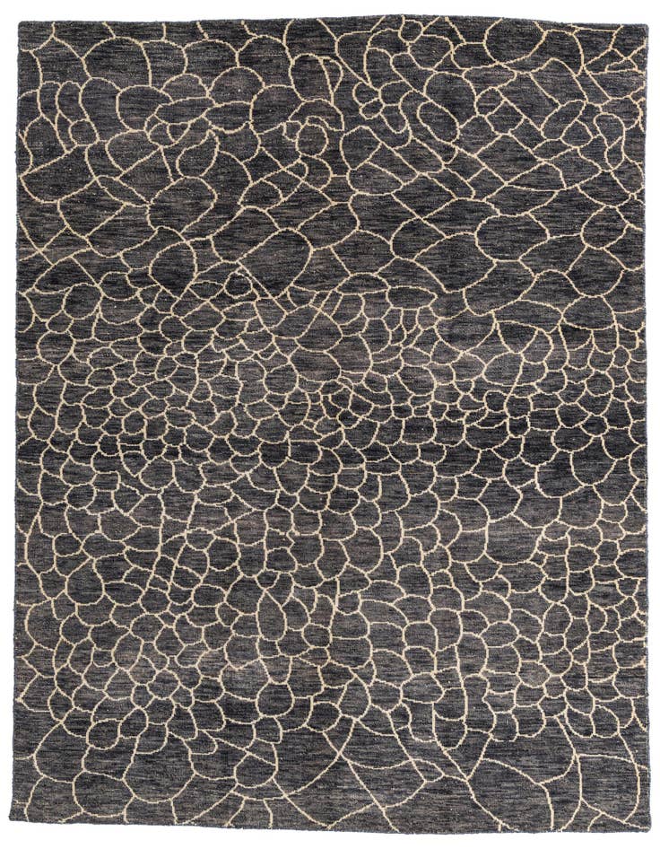 Detail image of 8' x 10' Hand Knotted Moroccan Wool Rug