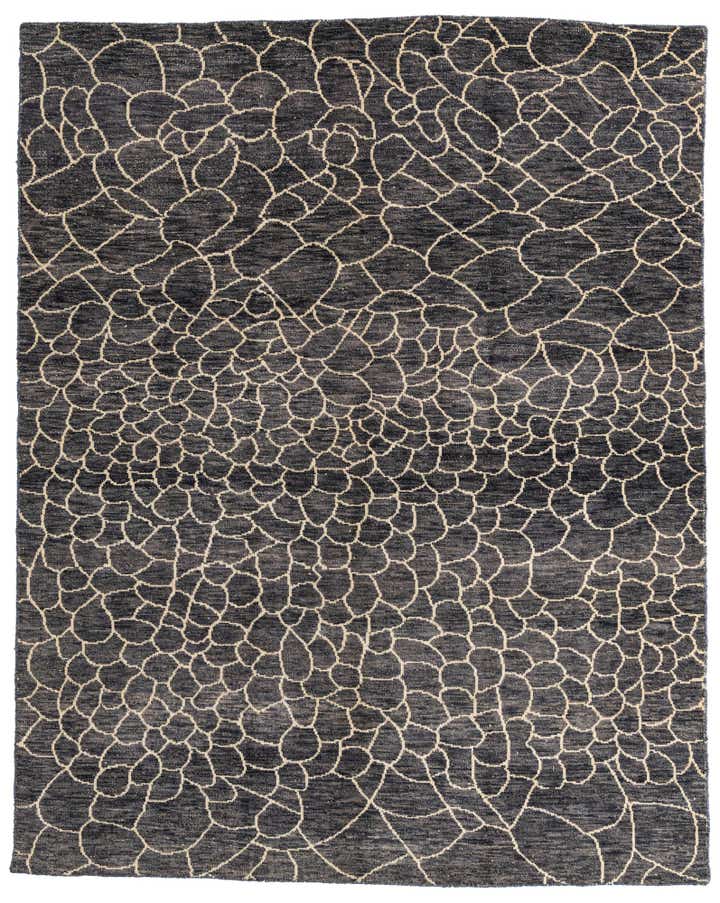 8' x 10' Hand Knotted Moroccan Wool Rug