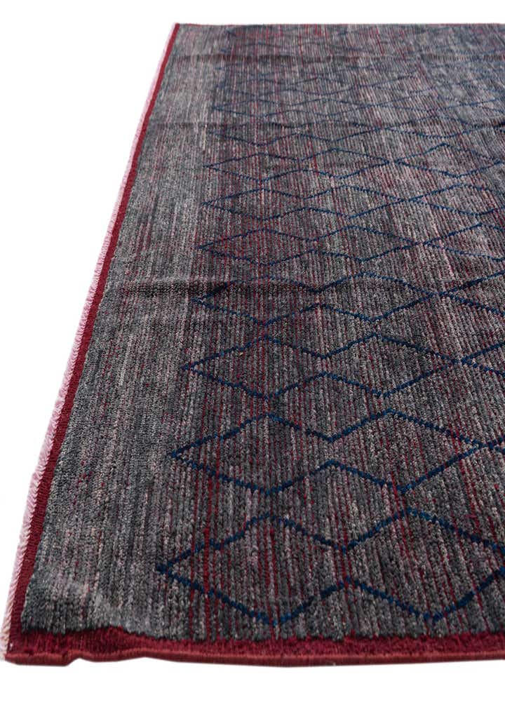 9' 6 x 12' 9 Hand Knotted Moroccan Wool Rug