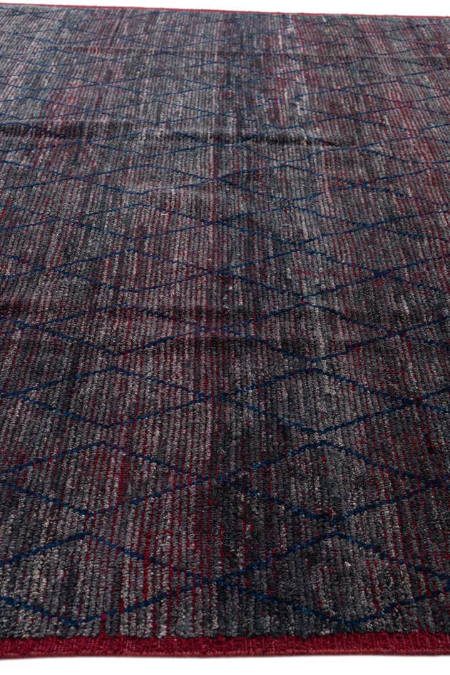 Detail image of 9' 6 x 12' 9 Hand Knotted Moroccan Wool Rug