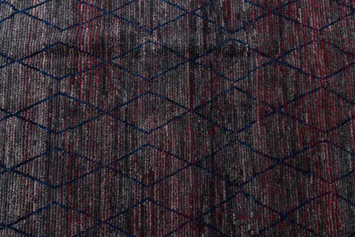 9' 6 x 12' 9 Hand Knotted Moroccan Wool Rug
