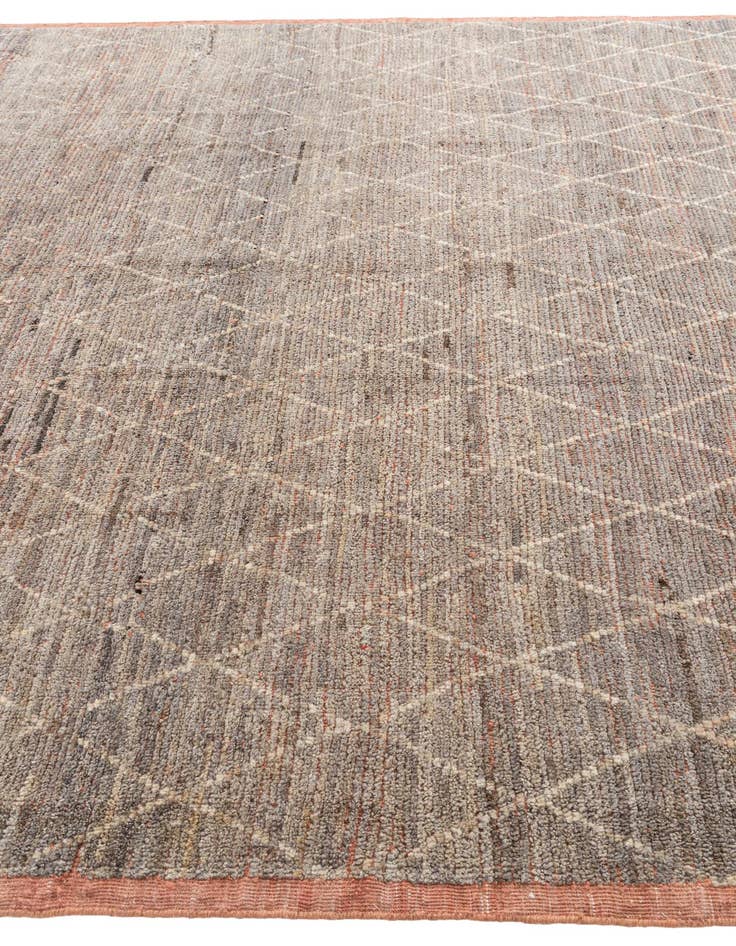 Detail image of 8' 9 x 10' 3  Hand Knotted Moroccan Wool Rug