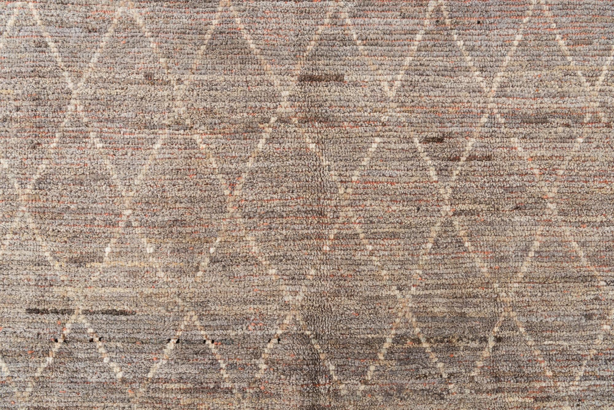 8' 9 x 10' 3 Hand Knotted Moroccan Wool Rug