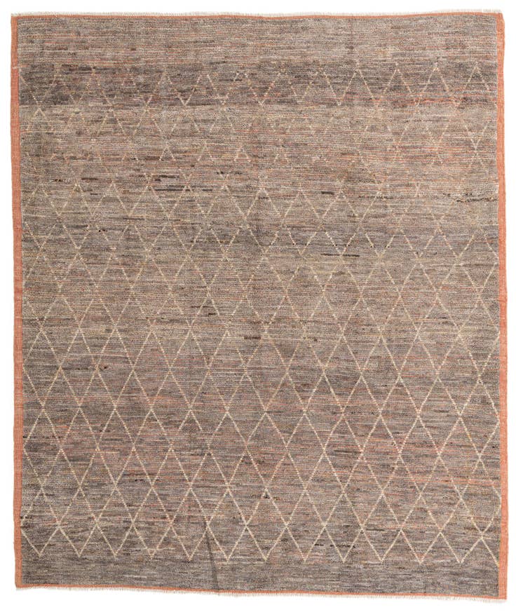 Detailansicht von 265cm x 310cm Handgeknüpft Marokkanisch Wolle Teppich